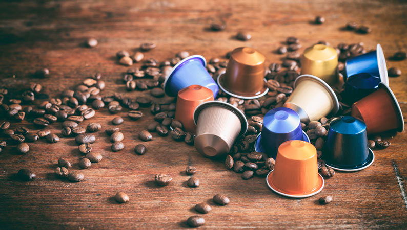 Cialde, capsule e miscele di caffè di qualità